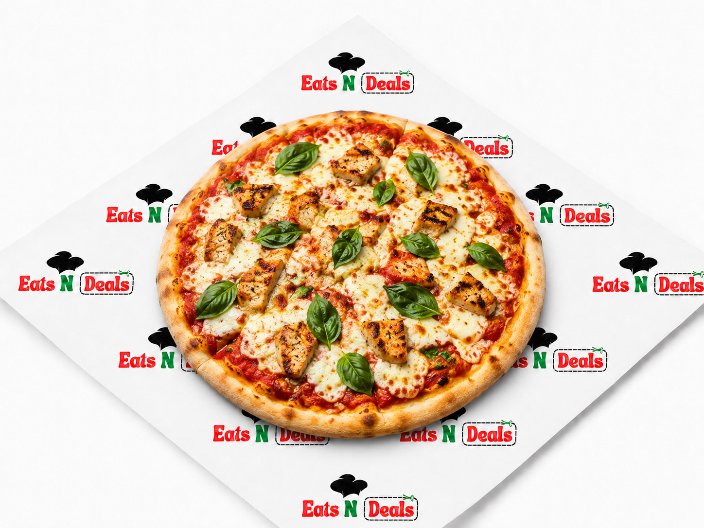 14" Basil Chicken Pizza