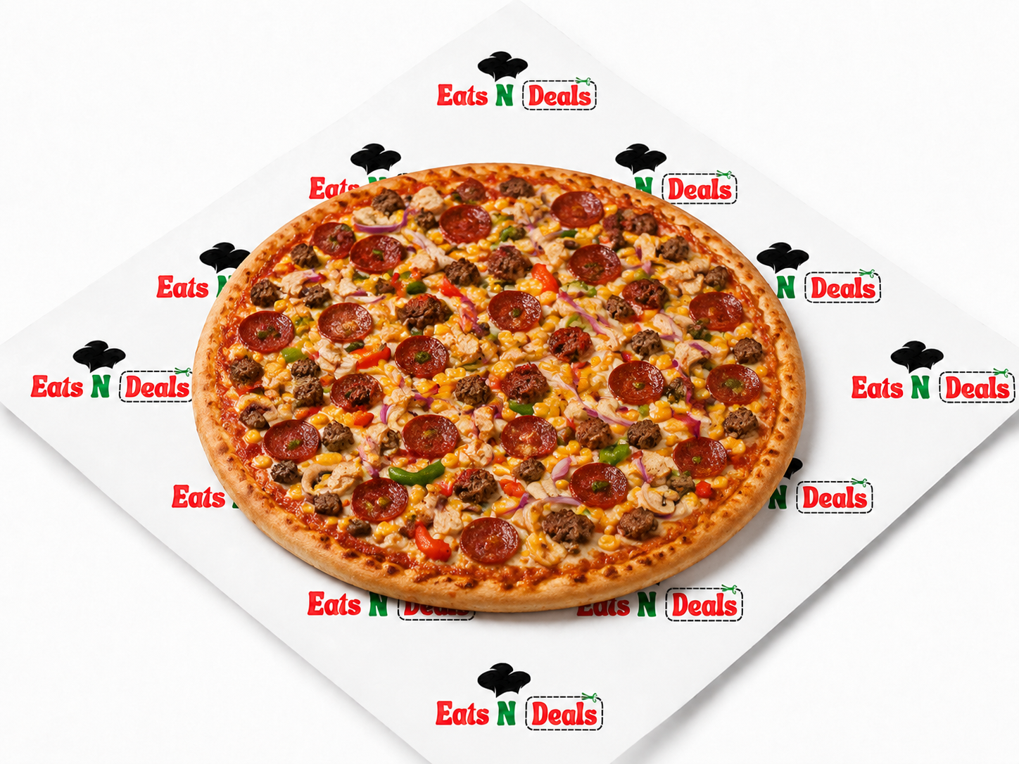 14" Fiery Beef Pizza