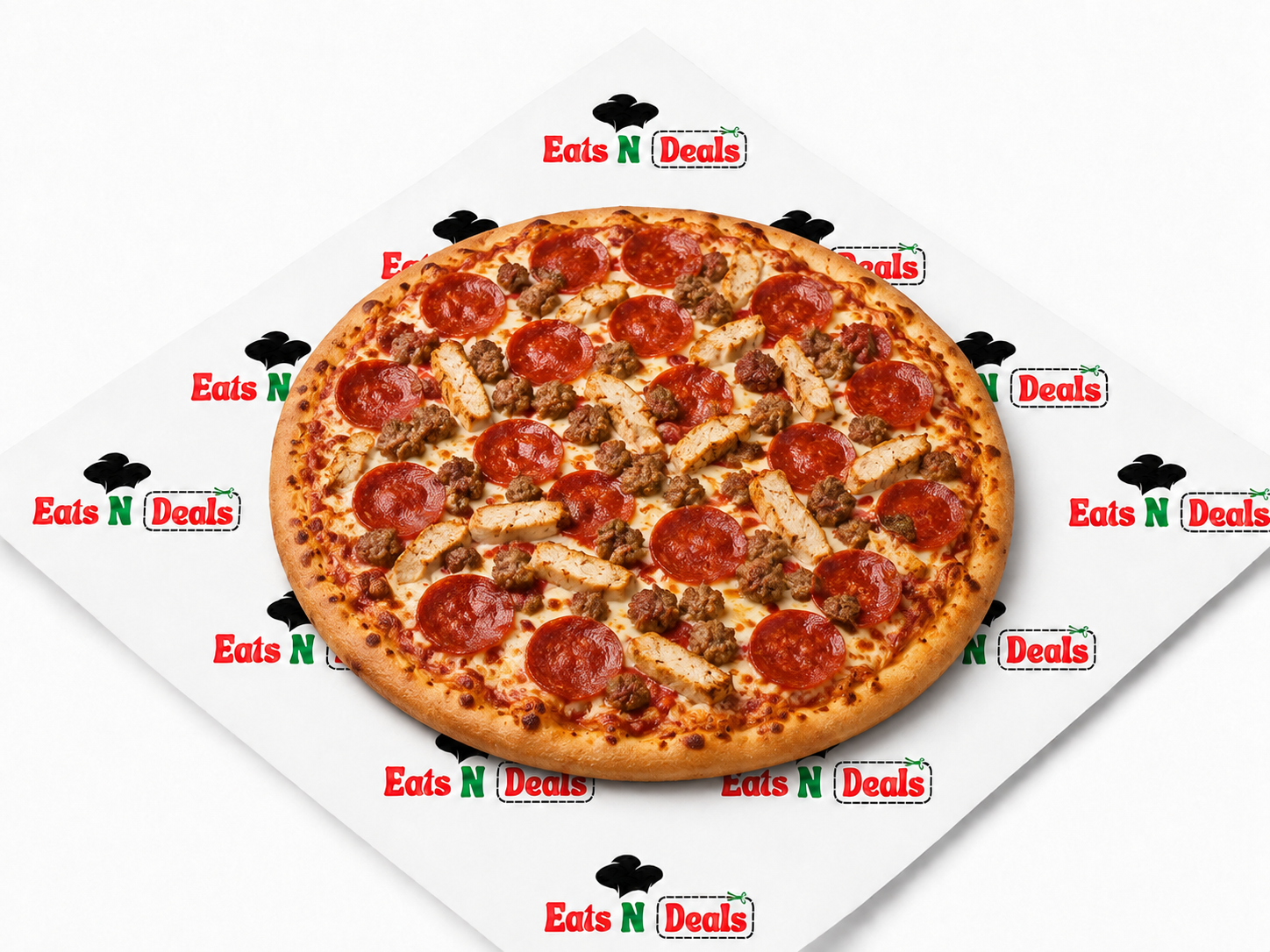 10"  Mighty Meat Pizza